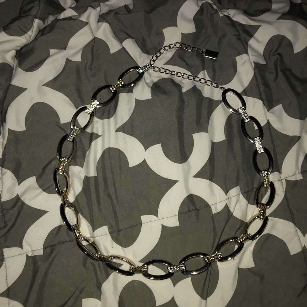 Looped Belt with Rhinestones